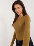 Wool Fashion Italia Megztinis-AT-SW-2332-2,62-alyvuogių