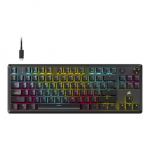 Corsair K70 CORE TKL | Tenkeyless Mechaninė klaviatūra žaidimams | su laidu | NA | Juodas | 0.973 g | MLX Raudonas