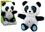 Lean Toys Migdukas žaislas Panda su lempute ir lop&scaron;inėmis, 30 cm