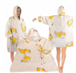 &Scaron;iltas Pledas - Džemperis "Kačiukai 2in1" oversize, XXL
