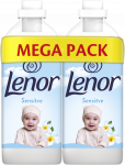 LENOR Audinių Mink&scaron;tiklis Sensitive 2 x 1230 ml (98 Skalbimai)