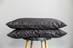 Patalynės komplektas MIEGO GURU PREMIUM satino pagalvės užvalkalas " Ash Gray" (TC300) 70x70cm
