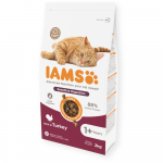 Sausas kačių maistas - IAMS CAT Advanced Nutrition Sensitive Digestion kalakutiena 2kg