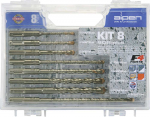 Grąžtas komplektas 8 vnt. wierteł do betonu SDS+, Alpen KIT-8 [0080704100100]