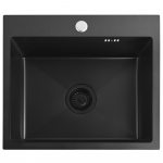 rea Plieninė kriauklė Leo 50 Juodas