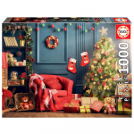 Educa dėlionė 1000 vnt. - Kalėdų kampelis