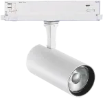 25W LED akcentinis &scaron;viestuvas į 3 fazių bėgelius FOX, baltas, 4000K, dimeriuojamas, 340968
