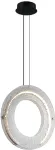 20W LED pakabinamas &scaron;viestuvas TAMARA, juodos ir bronzos sp. korpusu/dūmų sp. stiklas, 3000K, 4322700