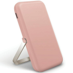 UNIQ Powerbank Hoveo 5000mAh USB-C 20WPD Fast charge Wireless Magnetic rožinis blush pink