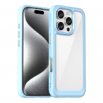 Hurtel Outer Space dėklas skirtas Apple iPhone 16e Flexible Frame dėklas - mėlynos spalvos