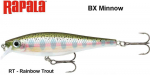 Vobleris Rapala BX Minnow BXM Rainbow Trout