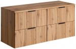 Comad 120 cm pakabinama vonios spintelė su 4 stalčiais Adel oak