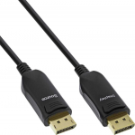 &bdquo;InLine DisplayPort&ldquo; &ndash; &bdquo;DisplayPort&ldquo; kabelis, 1 m, juodas