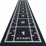 Grindų danga su dirbtine žole Trackz Premium Range 10,4 &times; 2 m (Spalva: Pilka)