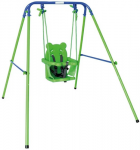 Extralink Juodasis mi&scaron;kas | Rėminės sūpynės | kibiras mažiems vaikams 116x140x123cm