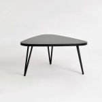 Kavos staliukas Adesso, 68 x 35 x 73 cm, juoda