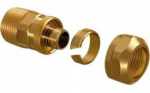 Uponor WIPEX žalvarinė jungtis PN10 20XGZ3/4