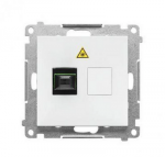 Kontakt Simon Susisiekite su Simonu TGS1.01/111 Simon 55 Lizdas &scaron;viesolaidinis / optinis viengubas SC/APC (modulis) Baltas kilimėlis TGS1.01/111