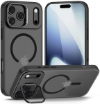 Tech-Protect MagStand MagSafe dėklas skirtas Apple iPhone 17 Pro Max - matinis juodos spalvos