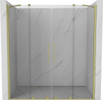 Gold Stumdomos du&scaron;o durys Mexen Velar DUO, Brushed auksinis, 150 cm