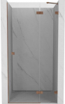 Du&scaron;o durys Mexen Lunar, de&scaron;ininės 105 cm, transparent/brushed copper