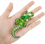 Charivna Mit Karoliukų siuvinėjimo rinkinys sagė &bdquo;Driežas&ldquo; Crystal Art
