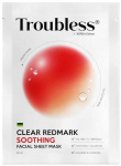 Troubless Skaidri &bdquo;Redmark&ldquo; raminamoji veido kaukė lak&scaron;tu, 25 ml