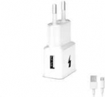 Winner Group WG - S&iacute;ťov&aacute; nab&iacute;ječka 1x USB-A, Quick Charge 3.0, 5V-9V-12V + kabelis USB-A na Micro USB, baltas