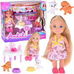 Jokomisiada Ankiki Pet Party Birthday Doll - 32pcs ZA5757
