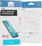 Wave Full Cover -panssarilasi, Honor X8 5G / Honor X6 / Honor 70 Lite 5G, musta