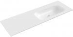 Praustuvas Mexen Vela, Right, 141 x 46,5 cm, Baltas glossy