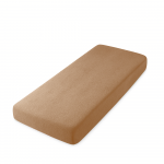 Riposo Frotinė paklodė su guma &scaron;viesiai rudas 120x200 cm