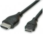 ROLINE HDMI KABELIS+ETH..A-C.0.8M