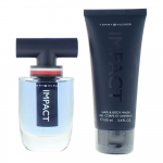 Rinkinys Tommy Hilfiger: &bdquo;Impact&ldquo; tualetinis vanduo vyrams, 50 ml + &bdquo;Impact&ldquo; du&scaron;o želė kūnui, 100 ml