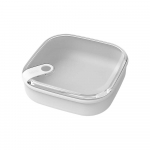 Indas su dangčiu maistui laikyti Ela Rotho 19.5x19.5x6.7cm/1L plok&scaron;čias/Mistl.Baltas