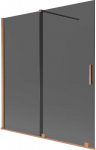 Vonios sienelė Mexen Velar, 150 x 150 cm, Brushed copper/Graphite