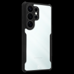 Tactical Quantum Stealth dėklas skirtas Samsung Galaxy S26 Ultra skaidrus/juodos spalvos