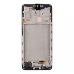 Dėklas LCD display + Touch Unit + Front Cover Samsung A175 Galaxy A17 4G Juodas (Service Pack)