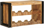 Vyno stovas Ruda 80 x 45 x 33 cm Kietas Rupus Mangų Medis
