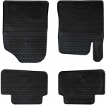 Automobilių kilimėlis 4 pcs Juoda tinka Hyundai i30 2017 Guma