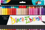 Viltpliiatsid Faber-Castell Juodas Edition, komplekt 50tk/pk