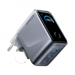 Anker Prime Charger, 3 Ports, 160W, Sidabrinis