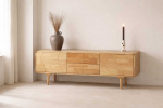 Venture Design Spintelė Sk&auml;rhamn 180x45x65 cm Guminė mediena Natūrali