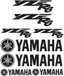 Yamaha R6 YZF motociklo lipdukų rinkinys