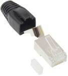 GoodConnections Good Connections RJ45 Netzwerkstecker gesch. Cat.6A schw.