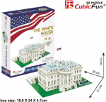 Dėlionė CUBICFUN 3D puzle Baltais Nams, ASV