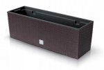 Lauko plastikinis vazonas RATO CASE, rudos sp., 18 x 58 x 20 cm