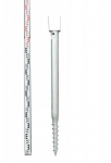 Įsukamas sraigtinis polis U 101x1300x2mm HDG
