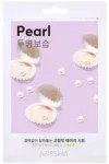 Missha Airy Fit Sheet Mask Pearl lak&scaron;tinė veido kaukė su perlų ekstraktu, 19 g