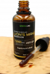 Lion's Mane Krople 72000 mg 50 ml Na Atmintis Koncentrację Žalias Line